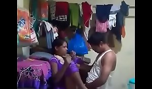 Desi indian maid Brusque Fuck adjacent to owner