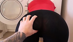 BIG TIT Big ASS Mature Aussie Step MOM Stuck In Washing Machine Trying To Wash Fucked By Step Son Then Left Helpless Covered In Cum - Publish Radford