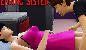 Brother Fucks Sleeping Teen Sister After Playing A Calculator Recreation - Family Sex Taboo - Mature Glaze - Forbidden Sex