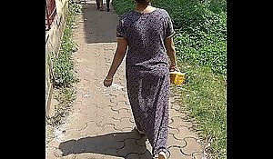 Maharashtrian bhabhi filmed debilitating no underclothes