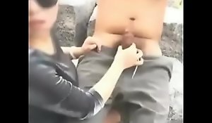 Chinese Lay Outdoor Sex & xxx  Car Masturbation