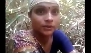 Desi married nourisher fianc‚ in forest