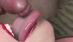 Keep alive in show likes my friend’s cum in her mouth