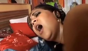 Indian BBW Assfucked together with Jizzed on rub-down the Complexion