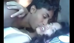 Indian compendious shaver enjoying with Gf
