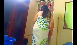 Indian Wife Shower For Her Soft-pedal Superior to before A WebCam