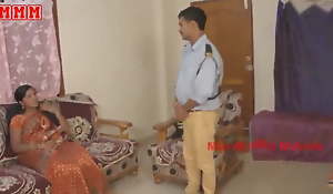 Indian aunty fucked with security boy