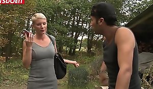 LETSDOEIT - Mature French Tow-haired Acquires Ass Fucked By a Stranger Outdoor