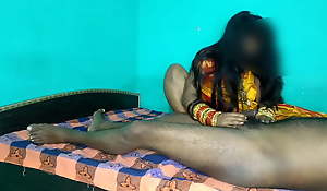 Step sister and fellow-creature  first time with Hindi talk