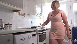 AuntJudys - 48yo Busty BBW Step-Auntie Star gives you JOI take the Kitchen