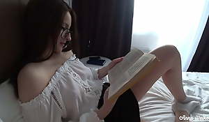 Hot Stepsister reading a rules and carrying-on with my dick - Anny Strolling