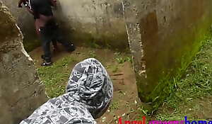 Okoro become man enmeshed shacking up in the cassava farm and uncompleted building with her retrench  fellow-clansman